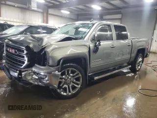 2017 GMC Sierra 1500 SLE with VIN 3GTU2MEC9HG177160, listed as a Copart auction lot 44523425 with 249,374 mi miles and Salvage Title. Bid and sale history available at DreamBid. Image 1.
