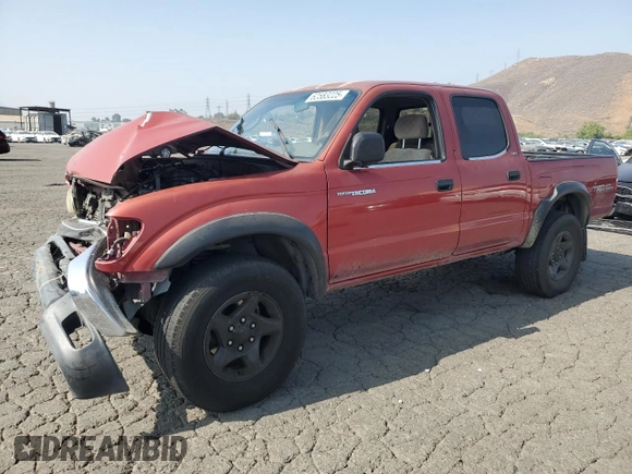 2002 Toyota Tacoma PreRunner with VIN 5TEGN92N82Z061712, listed as a Copart auction lot 62583225 with 262,222 mi miles and Clean title. Bid and sale history available at DreamBid. Image 1.