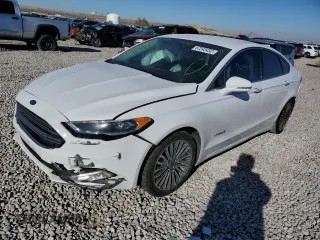 2018 Ford Fusion Hybrid Titanium with VIN 3FA6P0RU4JR205968, listed as a Copart auction lot 67243452 with 166,260 mi miles. Bid and sale history available at carsss.com. Image 1.