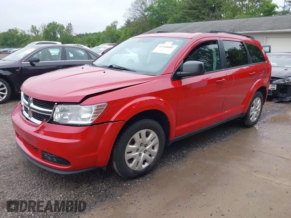2017 Dodge Journey SE z VIN 3C4PDCAB5HT507673, wystawiony jako IAAI lot #42348007 z przebiegiem 115 918 mil mil oraz . Historia ofert i sprzedaży dostępna na DreamBid. Obrazek 2.