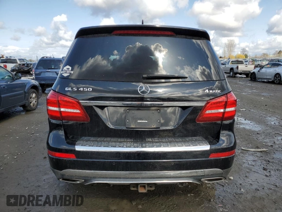 2017 Mercedes-Benz GLS with VIN 4JGDF6EE2HA851029, listed as a Copart auction lot 44181923 with 105,825 mi miles. Bid and sale history available at carsss.com. Image 6.