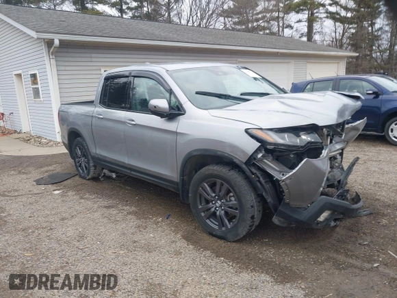 2020 Honda Ridgeline Sport with VIN 5FPYK3F13LB023123, listed as a IAAI auction lot 41694273 with 51,934 mi miles and . Bid and sale history available at DreamBid. Image 1.