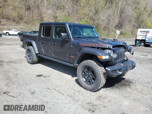 2022 Jeep Gladiator Mojave with VIN 1C6JJTEG4NL163076, listed as a Copart auction lot 53728895 with 60,192 mi miles and Salvage title. Bid and sale history available at DreamBid. Image 4.