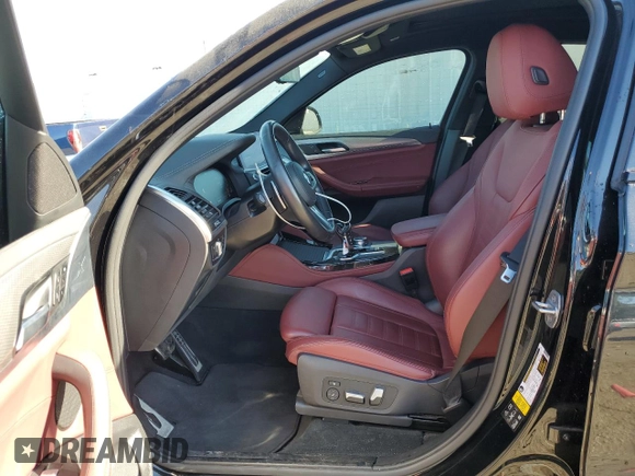 2020 BMW X4 xDrive30i with VIN 5UX2V1C0XLLE67281, listed as a Copart auction lot 60082113 with 32,438 mi miles. Bid and sale history available at carsss.com. Image 7.