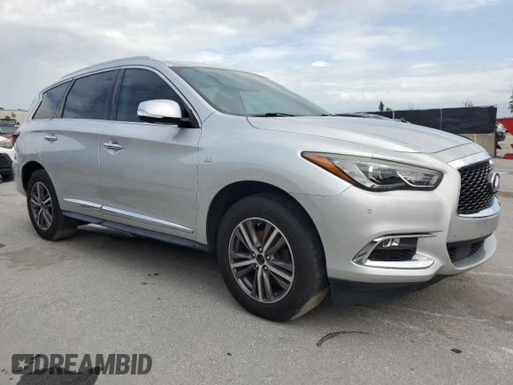 2019 Infiniti QX60 Pure with VIN 5N1DL0MN4KC502411, listed as a Copart auction lot 62968725 with 112,134 mi miles and Clean title. Bid and sale history available at DreamBid. Image 4.