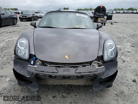 2015 Porsche Boxster with VIN WP0CA2A88FS120121, listed as a Copart auction lot 50591195 with 71,836 mi miles and Salvage title. Bid and sale history available at DreamBid. Image 5.