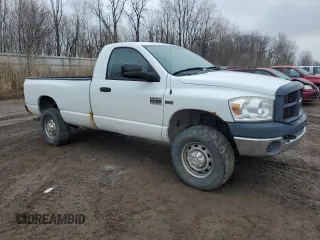 2007 Dodge Ram 2500 ST with VIN 3D7KS26D87G778311, listed as a Copart auction lot 52297855 with 65,598 mi miles and Clean Title. Bid and sale history available at carsss.com. Image 4.
