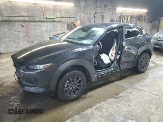 2025 Mazda CX-30 S with VIN 3MVDMBAM3SM756861, listed as a Copart auction lot 43643715 with Not provided miles and Salvage title. Bid and sale history available at DreamBid. Image 1.