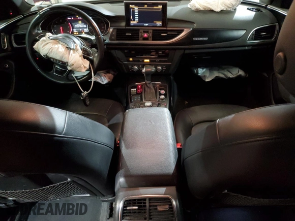 2015 Audi A6 Premium Plus with VIN WAUFGAFC5FN013221, listed as a Copart auction lot 48854395 with 155,728 mi miles and Salvage title. Bid and sale history available at DreamBid. Image 8.