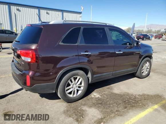2014 Kia Sorento LX with VIN 5XYKT4A7XEG492525, listed as a Copart auction lot 46140765 with 162,233 mi miles and Salvage Title. Bid and sale history available at carsss.com. Image 3.