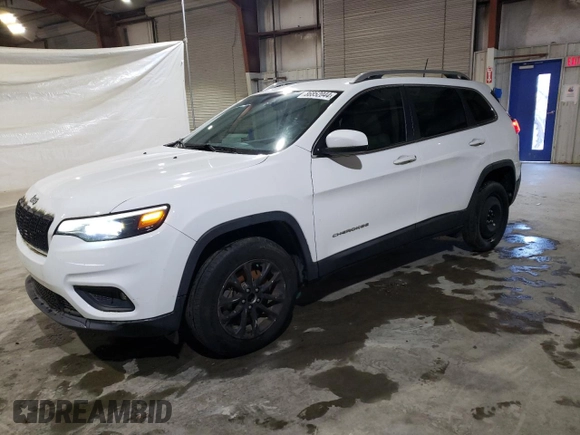 2019 Jeep Cherokee Latitude with VIN 1C4PJMCB5KD158331, listed as a Copart auction lot 86852044 with 86,495 mi miles and Salvage Title. Bid and sale history available at carsss.com. Image 1.