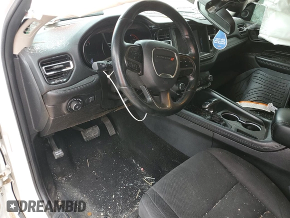 2021 Dodge Durango SXT with VIN 1C4RDHAG5MC555228, listed as a Copart auction lot 59119935 with Not provided miles and Salvage title. Bid and sale history available at DreamBid. Image 8.