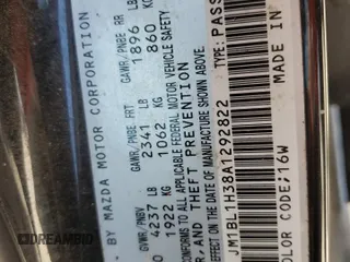 2010 Mazda 3 with VIN JM1BL1H38A1292822, listed as a Copart auction lot 52964455 with 141,008 mi miles and Salvage Title. Bid and sale history available at carsss.com. Image 12.