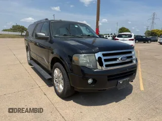 2011 Ford Expedition Max Limited with VIN 1FMJK2A56BEF20922, listed as a Copart auction lot 58569545 with 209,329 mi miles and Clean title. Bid and sale history available at DreamBid. Image 1.