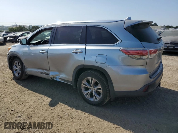 2015 Toyota Highlander XLE z VIN 5TDJKRFH1FS216509, wystawiony jako Copart lot #54722535 z przebiegiem 150 873 mil mil oraz Szkoda całkowita • Salvage title. Historia ofert i sprzedaży dostępna na DreamBid. Obrazek 2.
