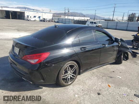 2019 Mercedes-Benz CLA 250 with VIN WDDSJ4EB5KN770620, listed as a Copart auction lot 38620304 with 59,137 mi miles and . Bid and sale history available at DreamBid. Image 3.