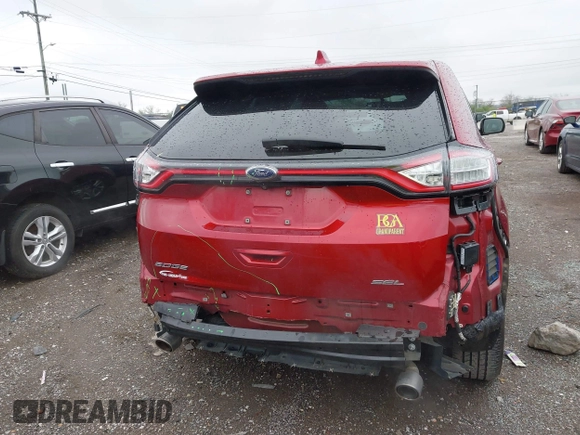 2016 Ford Edge SEL with VIN 2FMPK3J81GBC40046, listed as a IAAI auction lot 41945643 with 71,109 mi miles. Bid and sale history available at carsss.com. Image 17.