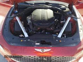2022 Genesis G70 3.3T with VIN KMTG54TE9NU093875, listed as a Copart auction lot 77020044 with 46,971 mi miles and Salvage Title. Bid and sale history available at DreamBid. Image 11.