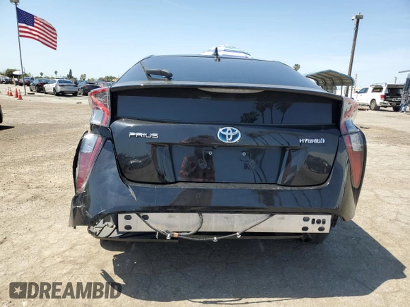 2016 Toyota Prius Four with VIN JTDKARFUXG3009365, listed as a Copart auction lot 48702415 with 164,590 mi miles and Salvage Title. Bid and sale history available at carsss.com. Image 6.