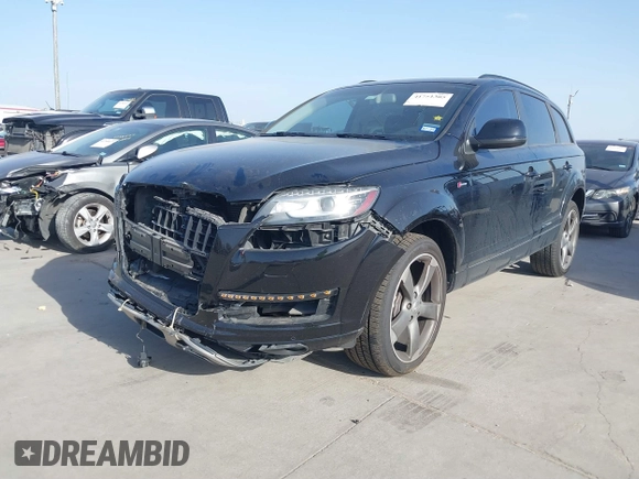 2014 Audi Q7 3.0T Premium with VIN WA1CGAFE2ED010007, listed as a IAAI auction lot 41751305 with 120,524 mi miles. Bid and sale history available at carsss.com. Image 2.