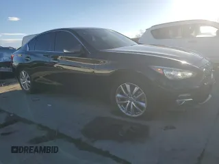 2016 Infiniti Q50 2.0t Premium with VIN JN1CV7AR4GM251873, listed as a Copart auction lot 46532635 with 90,028 mi miles and Salvage Title. Bid and sale history available at carsss.com. Image 4.