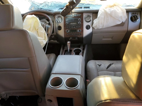 2008 Ford Expedition EL Limited with VIN 1FMFK19508LA12423, listed as a Copart auction lot 87960475 with 0 mi miles and Salvage Title. Bid and sale history available at carsss.com. Image 8.