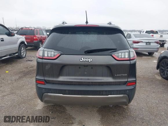 2019 Jeep Cherokee Limited with VIN 1C4PJLDB9KD275094, listed as a IAAI auction lot 41533660 with 75,361 mi miles and . Bid and sale history available at DreamBid. Image 16.