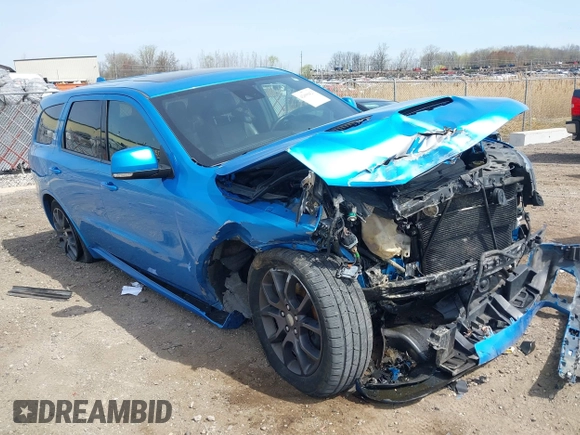 2018 Dodge Durango R/T with VIN 1C4SDJCT8JC397899, listed as a IAAI auction lot 42098421 with 167,278 mi miles and . Bid and sale history available at DreamBid. Image 1.