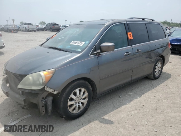 2010 Honda Odyssey EX-L с VIN 5FNRL3H76AB091537, выставлен на аукционе Copart как лот 60861615 с пробегом Не указан миль и Чистый • Clean title. История ставок и продаж доступна на DreamBid. Изображение 1.