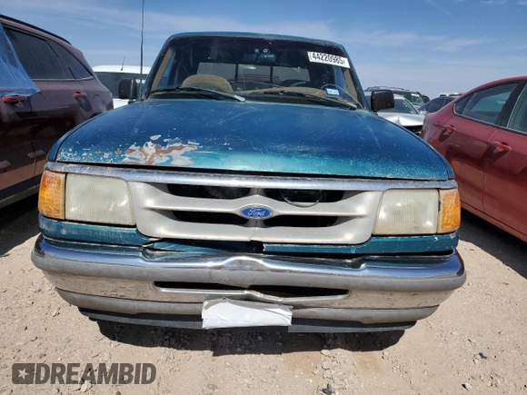 1996 Ford Ranger XL with VIN 1FTCR14U5TTA06322, listed as a Copart auction lot 44220985 with 308,519 mi miles and Salvage Title. Bid and sale history available at carsss.com. Image 5.