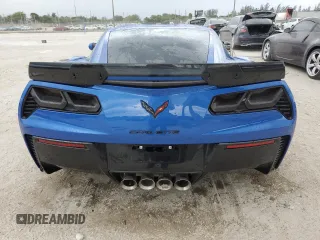 2019 Chevrolet Corvette Grand Sport 1LT with VIN 1G1YW2D73K5114299, listed as a Copart auction lot 48708685 with 56,131 mi miles and Salvage title. Bid and sale history available at DreamBid. Image 6.