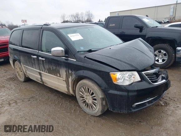 2011 Chrysler Town & Country Limited with VIN 2A4RR6DGXBR653039, listed as a IAAI auction lot 41217531 with 155,981 mi miles. Bid and sale history available at carsss.com. Image 1.