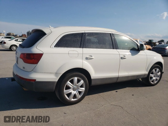 2008 Audi Q7 Premium with VIN WA1BY74L88D052666, listed as a Copart auction lot 73338014 with Not provided miles and Salvage title. Bid and sale history available at DreamBid. Image 3.