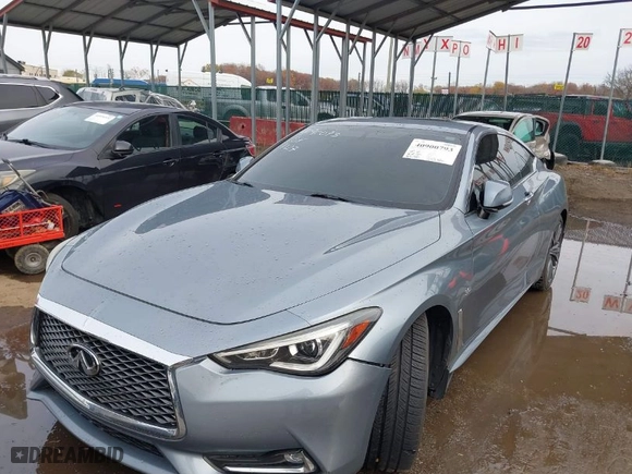 2017 Infiniti Q60 Sport with VIN JN1EV7EL6HM553827, listed as a IAAI auction lot 40900793 with 94,262 mi miles. Bid and sale history available at carsss.com. Image 6.