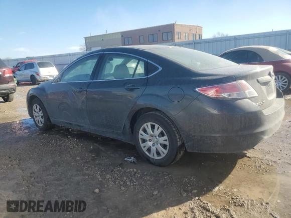 2012 Mazda 6 i Sport with VIN 1YVHZ8BH8C5M01713, listed as a Copart auction lot 41476455 with 164,435 mi miles and Salvage title. Bid and sale history available at DreamBid. Image 2.