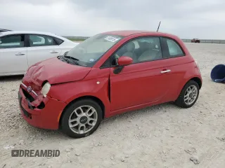 2015 FIAT 500 Pop with VIN 3C3CFFAR4FT508046, listed as a Copart auction lot 51689115 with 0 mi miles and Clean Title. Bid and sale history available at carsss.com. Image 1.