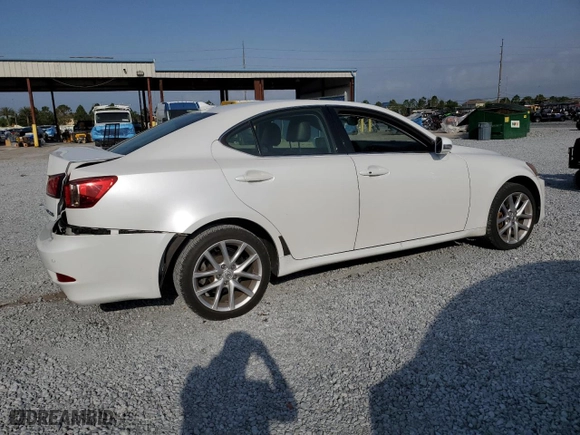 2013 Lexus IS 250 with VIN JTHCF5C29D5063028, listed as a Copart auction lot 49708045 with 126,351 mi miles and Salvage Title. Bid and sale history available at carsss.com. Image 3.