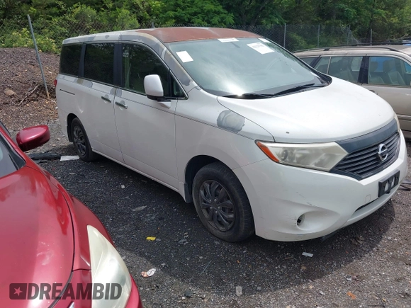 2014 Nissan Quest S with VIN JN8AE2KP5E9103563, listed as a IAAI auction lot 42223702 with 93,373 mi miles and . Bid and sale history available at DreamBid. Image 1.