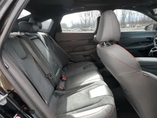 2023 Hyundai Sonata N Line with VIN KMHL14JC1PA253919, listed as a Copart auction lot 42166555 with 23,947 mi miles and Salvage Title. Bid and sale history available at carsss.com. Image 10.