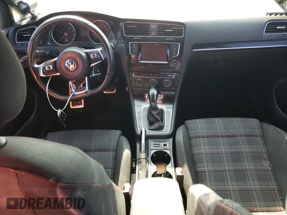 2015 Volkswagen GTI SE with VIN 3VW4T7AU6FM006293, listed as a Copart auction lot 54903534 with 109,330 mi miles and Salvage Title. Bid and sale history available at DreamBid. Image 8.
