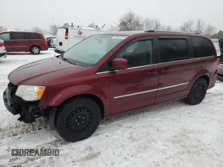 2017 Dodge Grand Caravan Crew Plus with VIN 2C4RDGDG9HR754866, listed as a Copart auction lot 42341225 with 213,458 mi miles and Salvage Title. Bid and sale history available at DreamBid. Image 1.
