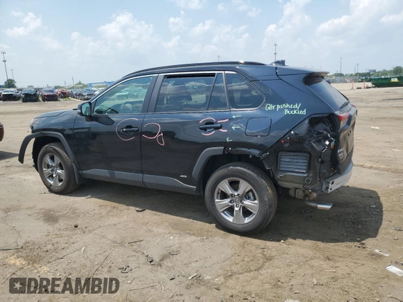 2023 Toyota RAV4 Hybrid XLE with VIN 4T3RWRFV5PU104535, listed as a Copart auction lot 60043745 with 13,886 mi miles and Salvage title. Bid and sale history available at DreamBid. Image 2.