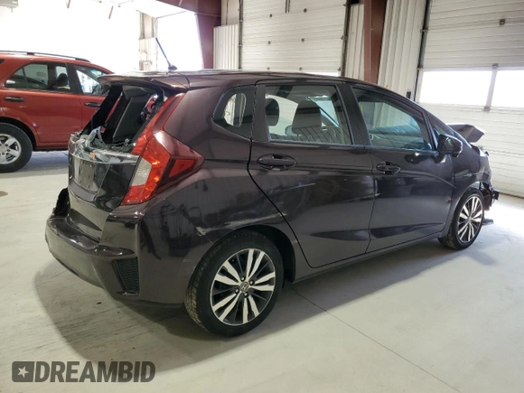2015 Honda Fit EX-L with VIN 3HGGK5H8XFM752134, listed as a Copart auction lot 51317285 with 89,086 mi miles and Salvage Title. Bid and sale history available at carsss.com. Image 3.