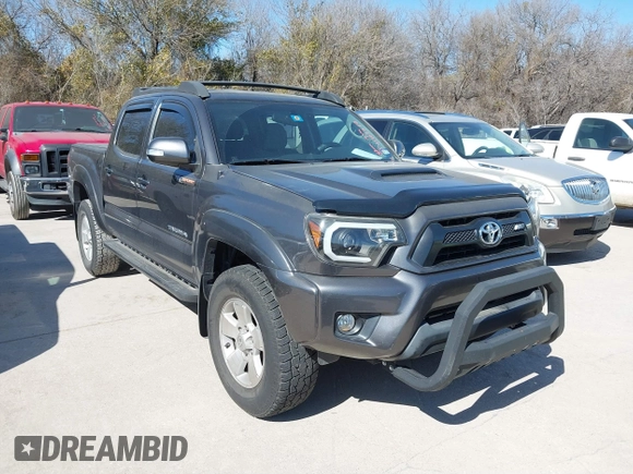 2014 Toyota Tacoma PreRunner with VIN 5TFJU4GN3EX057731, listed as a IAAI auction lot 41703750 with 110,321 mi miles. Bid and sale history available at carsss.com. Image 1.