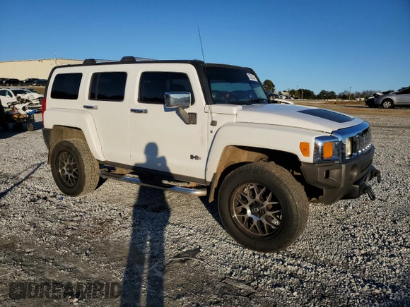 2007 Hummer H3 SUV with VIN 5GTDN13E078148668, listed as a Copart auction lot 85303204 with 221,115 mi miles and Salvage Title. Bid and sale history available at DreamBid. Image 4.