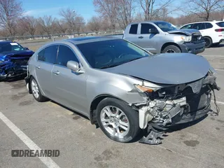 2010 Acura TL with VIN 19UUA8F2XAA000381, listed as a IAAI auction lot 41835238 with 218,639 mi miles. Bid and sale history available at carsss.com. Image 1.