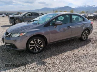 2014 Honda Civic Sedan EX with VIN 2HGFB2F84EH551839, listed as a Copart auction lot 50964295 with 123,189 mi miles and Salvage Title. Bid and sale history available at carsss.com. Image 1.