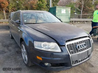 2008 Audi A6 with VIN WAUKH74F08N100426, listed as a IAAI auction lot 41914452 with 185,411 mi miles. Bid and sale history available at carsss.com. Image 1.