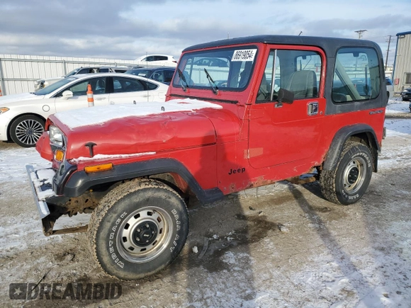 1990 Jeep Wrangler "S" with VIN 2J4FY19EXLJ514335, listed as a Copart auction lot 86919054 with 126,364 mi miles and Clean Title. Bid and sale history available at carsss.com. Image 1.