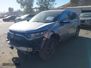 2021 Honda CR-V EX with VIN 2HKRW1H56MH420768, listed as a IAAI auction lot 41398106 with 27,188 mi miles. Bid and sale history available at carsss.com. Image 2.